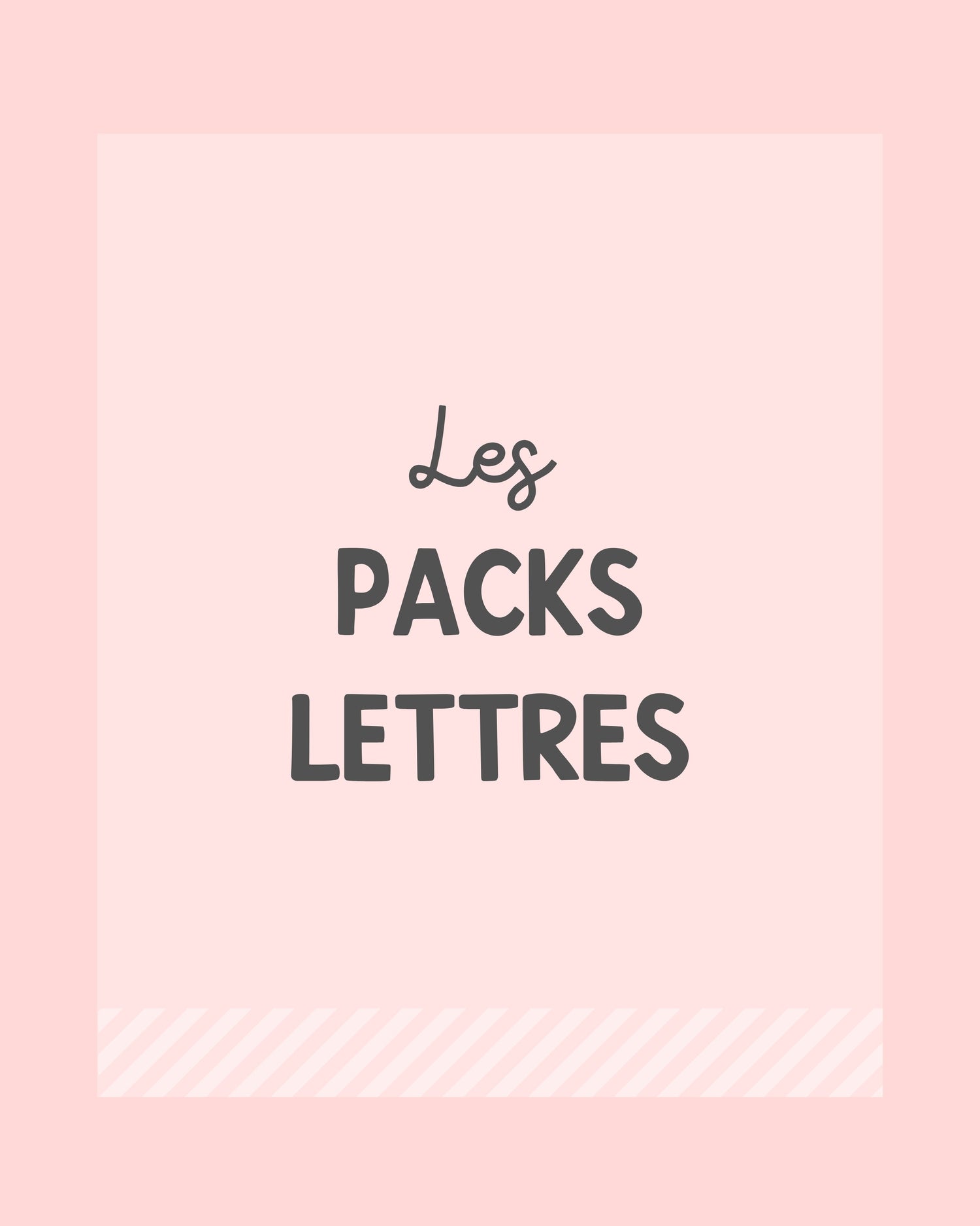 Les Packs Lettres